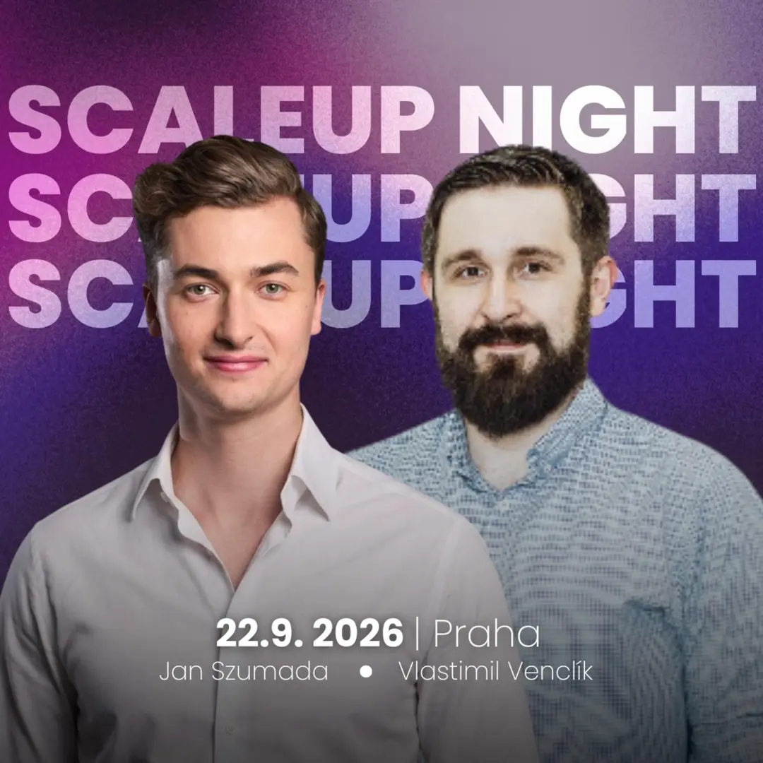 Scaleup Night #7: 1) Vlastimil Venclík (CEO Oddin a ValkaAI) 2) Jan Szumada (Warsaw Equity Group)
