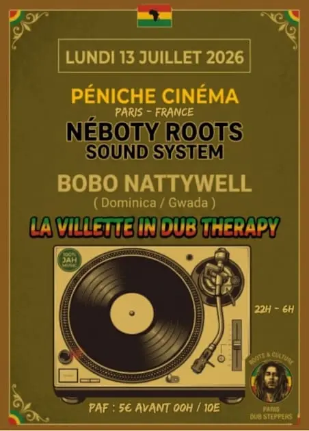 La Villette In Dub Therapy Tonight