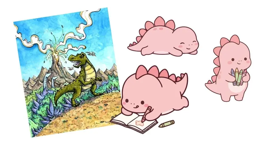 Dinosaur Drawing