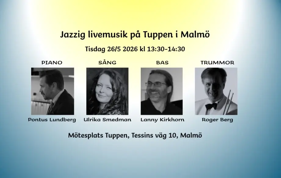 Jazzigt på Tuppen, Tessins väg i Malmö