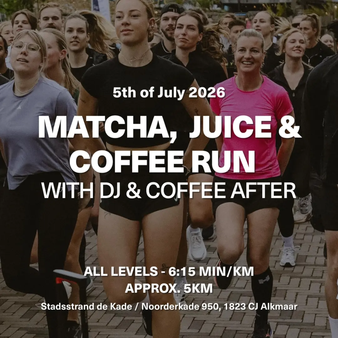 Morning Culture Club - Matcha, Juice & Coffee Run + DJ after