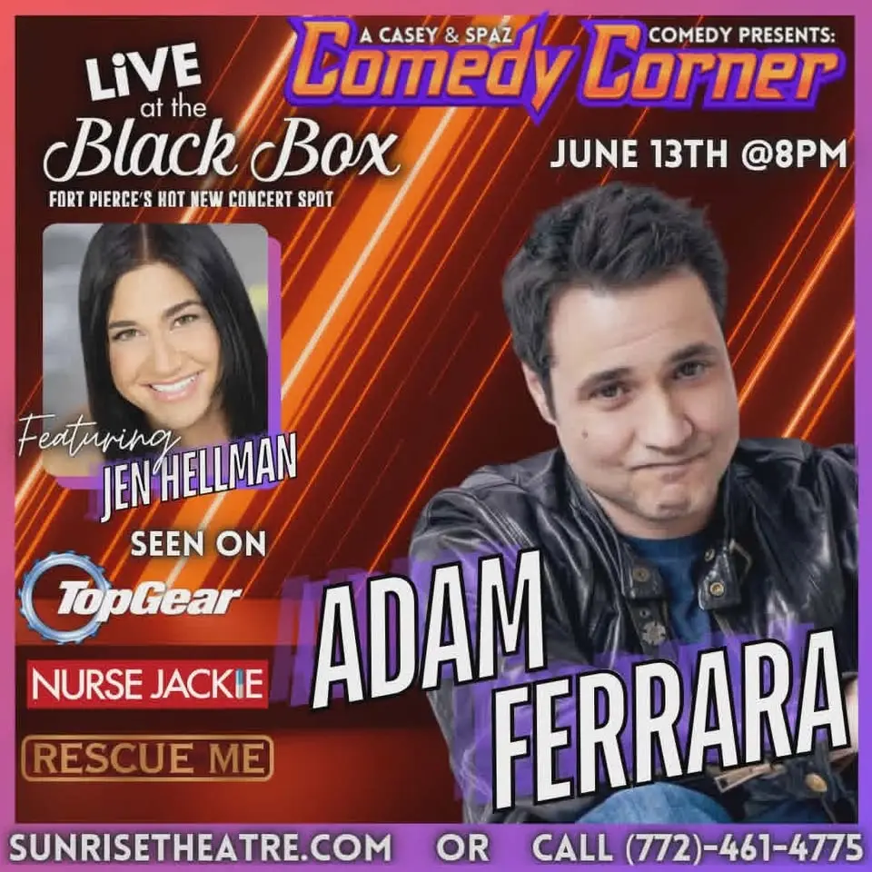 CNS Comedy: Adam Ferrara Special Event! Rescue Me, Nurse Jackie and June 13 Sunrise Black Box!