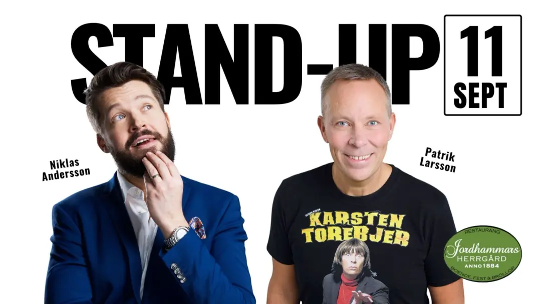 IQ COMEDY CLUB  - Standup med Niklas Andersson & Patrik Larsson