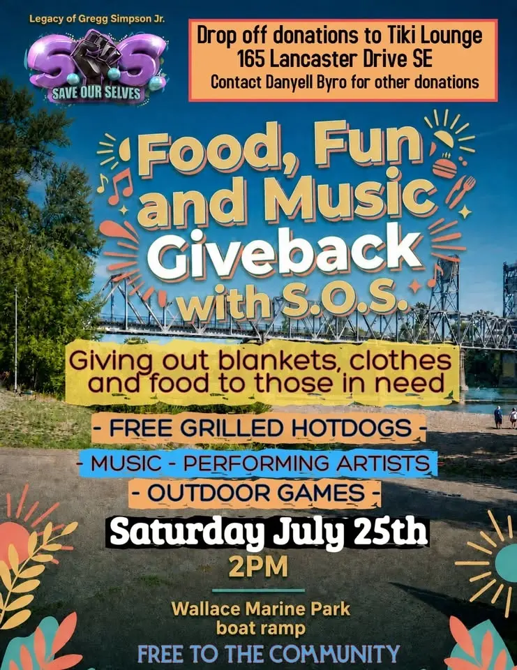 Food, Fun and Music Giveback with S.O.S.