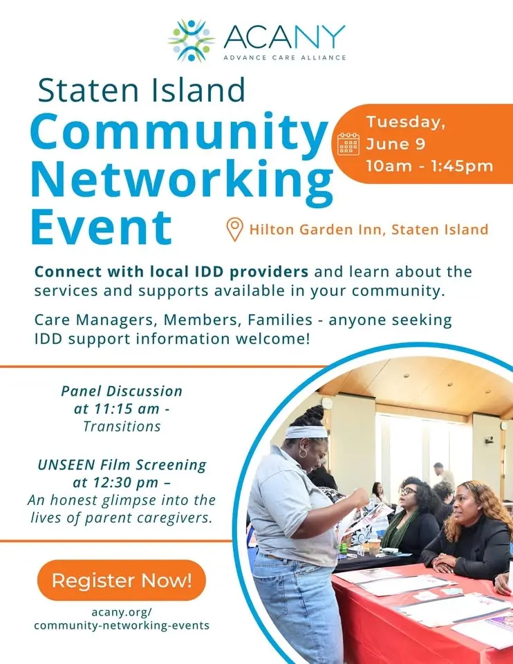 Disability Services Community Networking Event - Staten Island