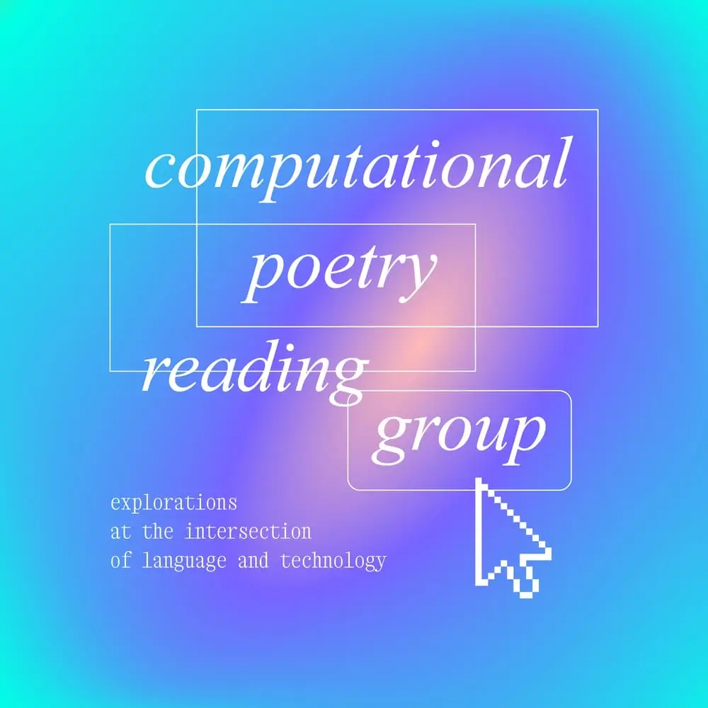 computational poetry reading group