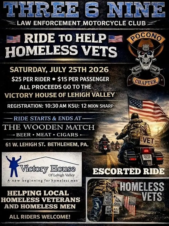 Ride to help homeless Veterans 