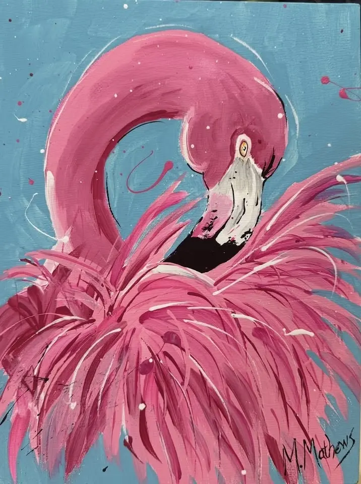 Flamingo – Acrylic Painting Workshop