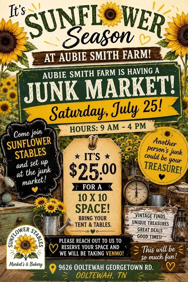 Aubie Smith Sunflower Junk Market