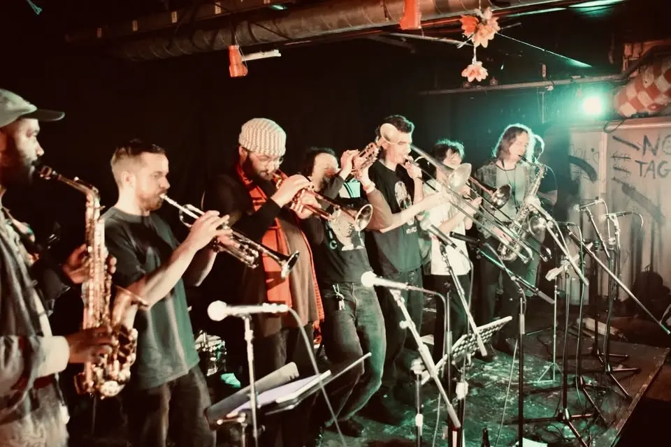 slyngler brass summer party at charlie scotts