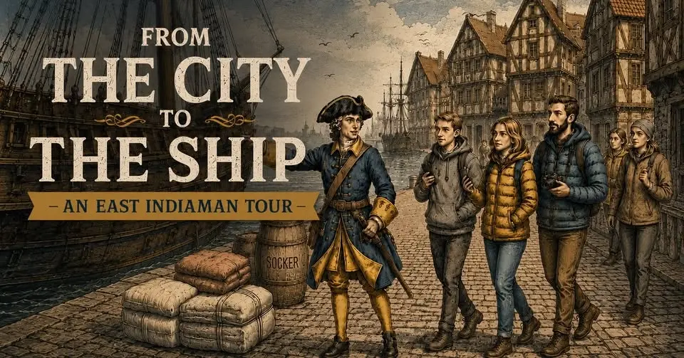 From the City to the Ship – East Indiaman Tour