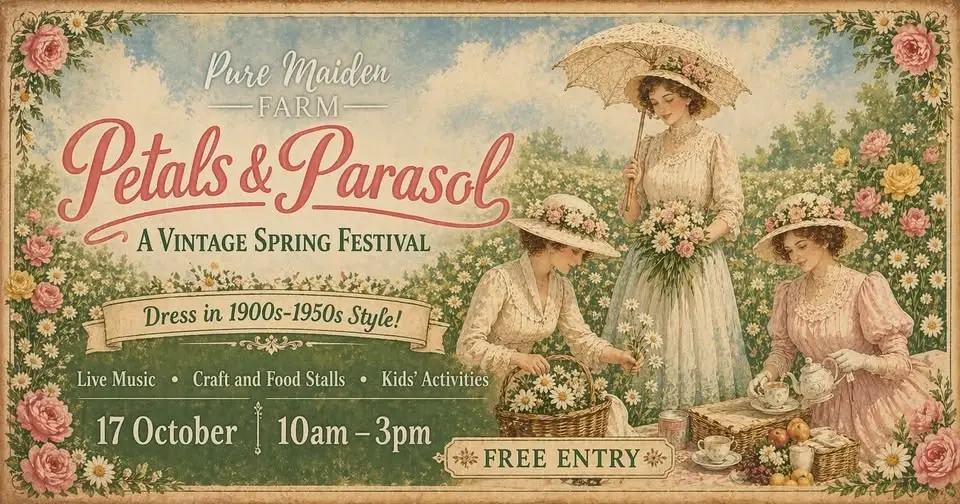 Petals and Parasol - Vintage Spring Festival