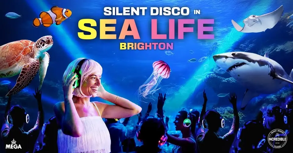 Silent Disco inside SEA LIFE Brighton - ON SALE NOW!