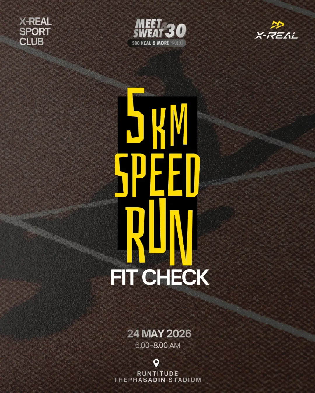 X-REAL Meet & Sweat #30 - 5K Speed Run Fit Check