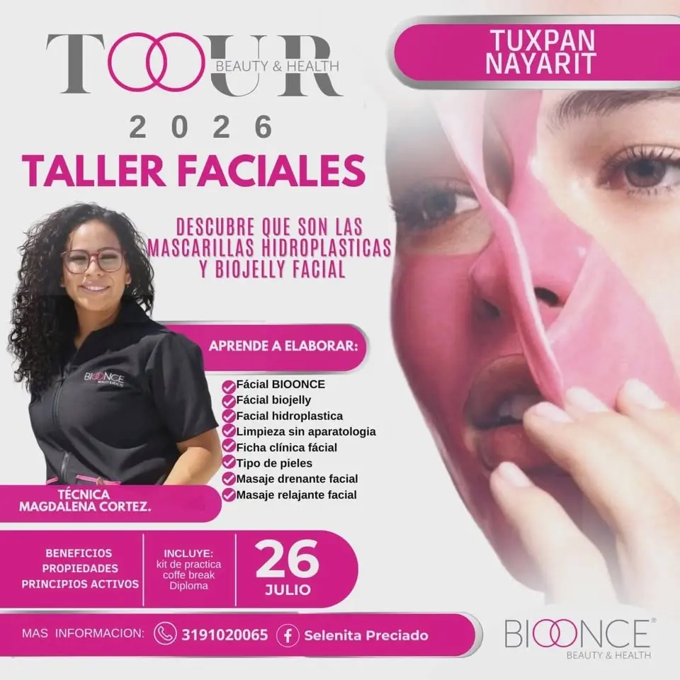 Tour Bioonce Taller faciales en Tuxpan Nayarit