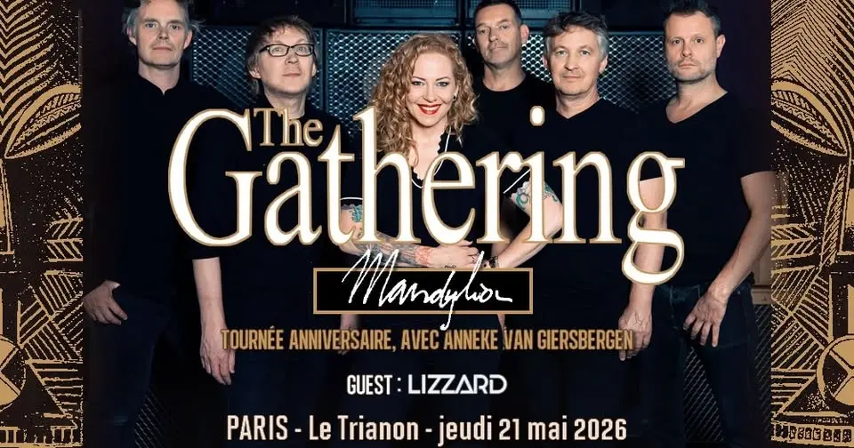 The Gathering & Anneke Van Giersbergen "Mandylion - 30 ans", Lizzard // Paris