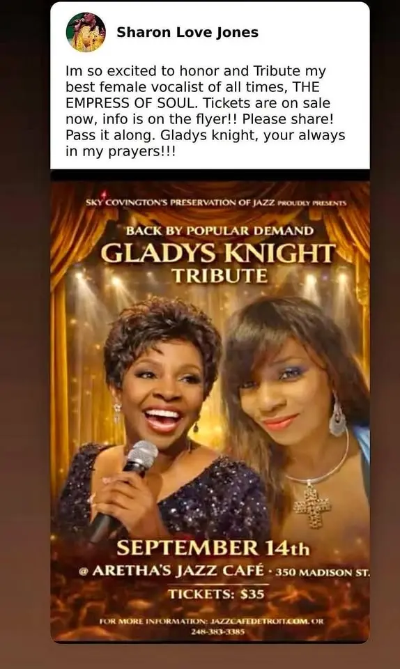 Tribute to The Empress of soul /Gladys Knight!!