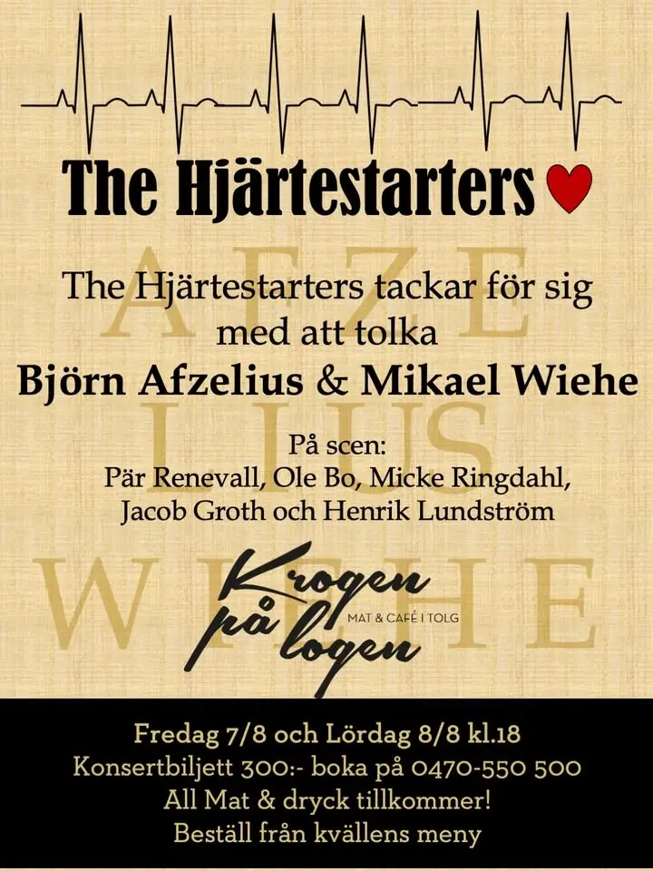 The Hjärtestarters tolkar Afzelius & Wiehe