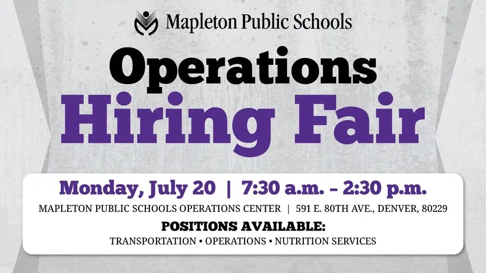 Mapleton’s Operations Hiring Fair