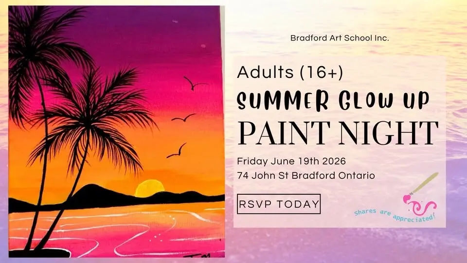 Adult PAINT NIGHT Art Class