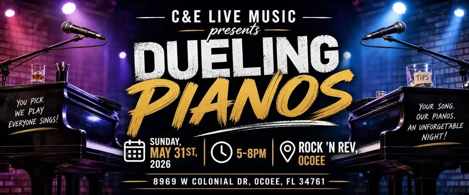 C&E Dueling Pianos at Rock ’N Rev