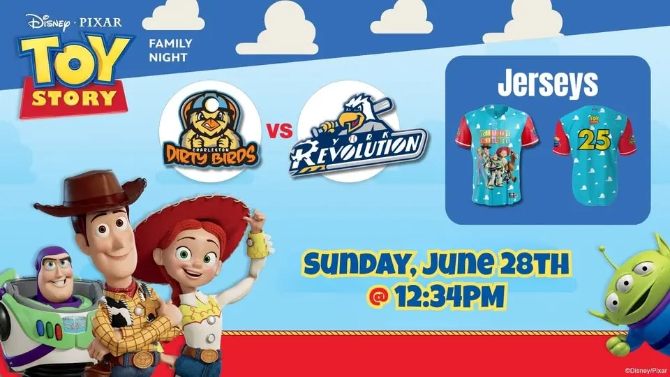 Toy Story Game with the Charleston Dirty Birds