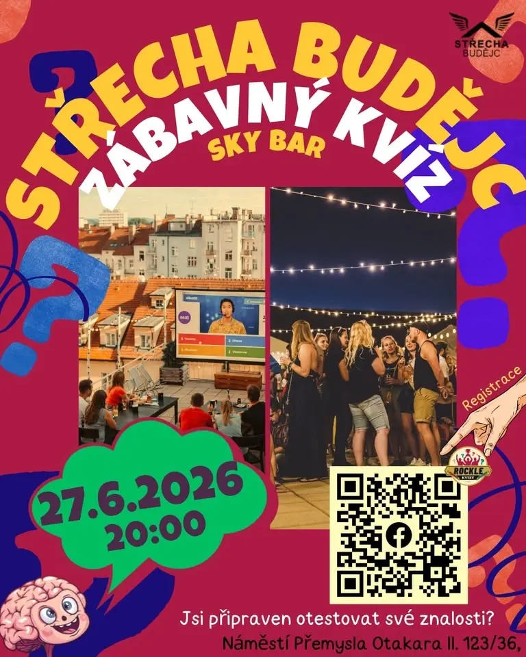 Zábavný Kvíz No.2 - SkyBar Střecha Budějc