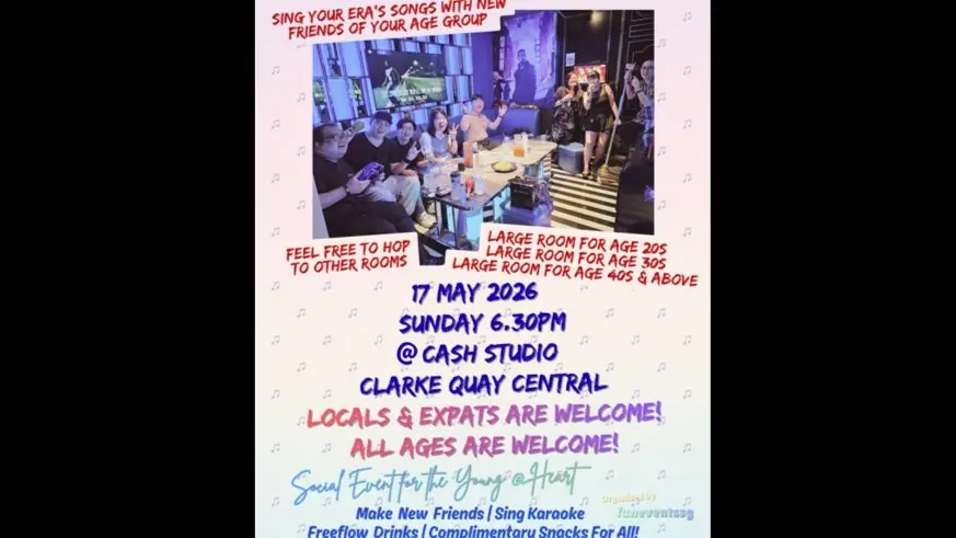 [Social Event for the Young @ Heart] Sing Nostalgia with New Friends Your Age!