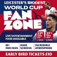 Leicester's Biggest World Cup Fanzone: England Vs Ghana