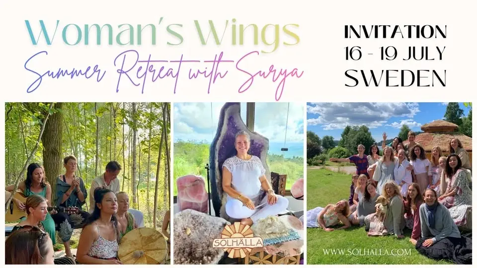 WOMAN`S WINGS - Summer retreat with Surya