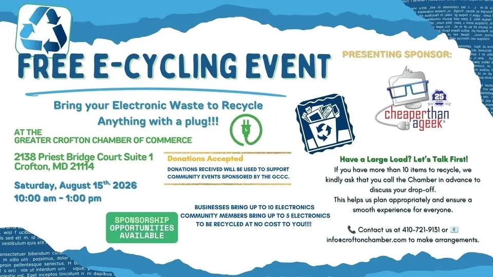 FREE E-Cycling Event