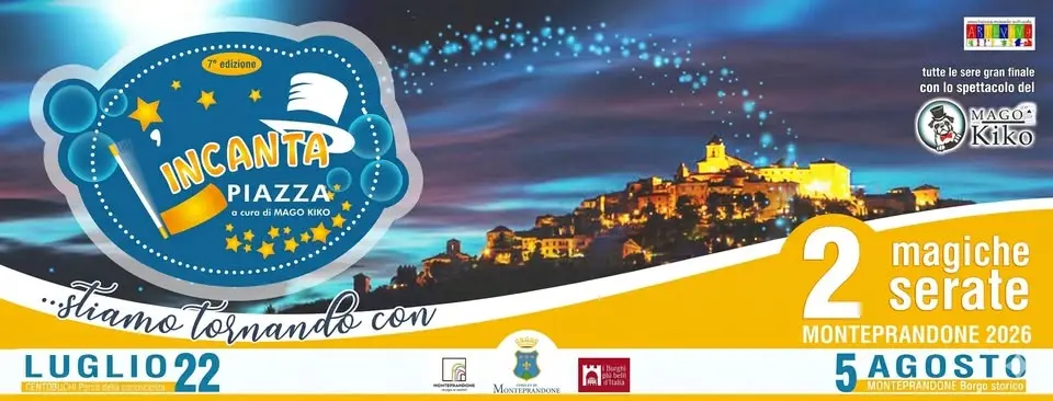 L'INCANTA PIAZZA 2026: Due date, un'unica grande magia! 🔮