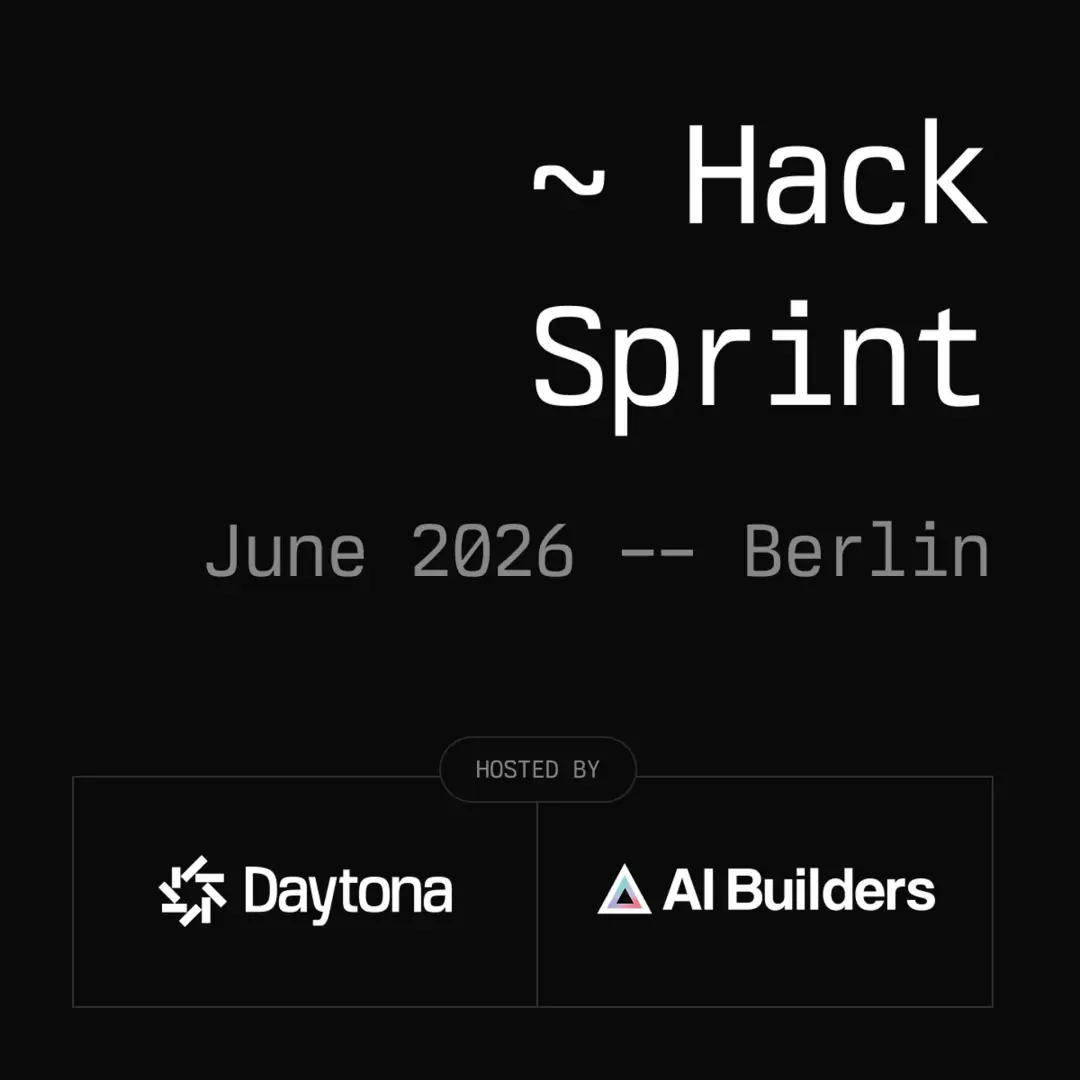 Daytona HackSprint w/ AI Builders - Berlin, June 2026