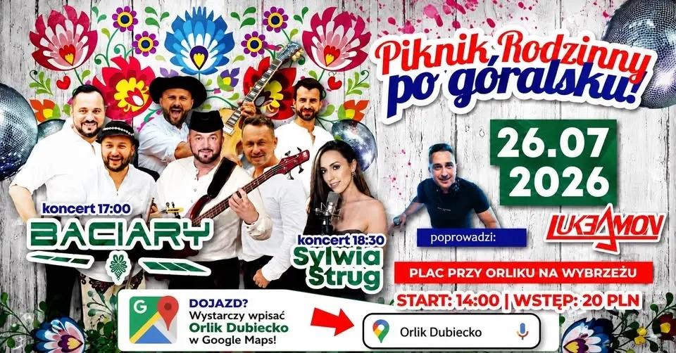 26/07 - Piknik po Góralsku - BACIARY / Sylwia Strug / LukeAmon - Plac przy Oriku na Wybrzeżu