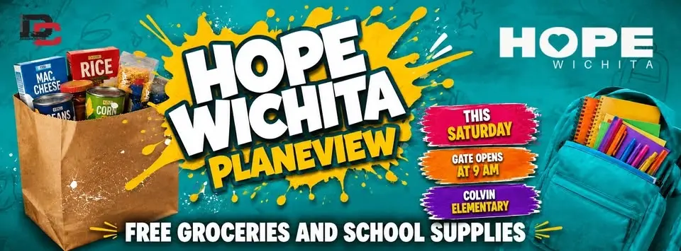 Free groceries. Free school supplies. Hope Wichita Planeview