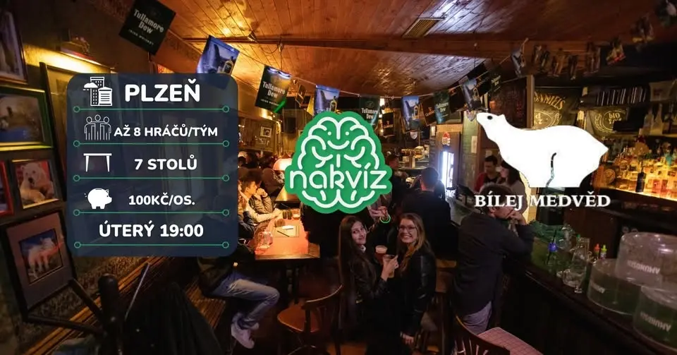 Na Kvíz do Bílého Medvěda v úterý! | Plzeň | 1.liga