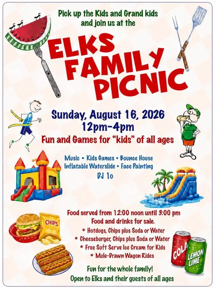 Santa Maria Elks Family picnic