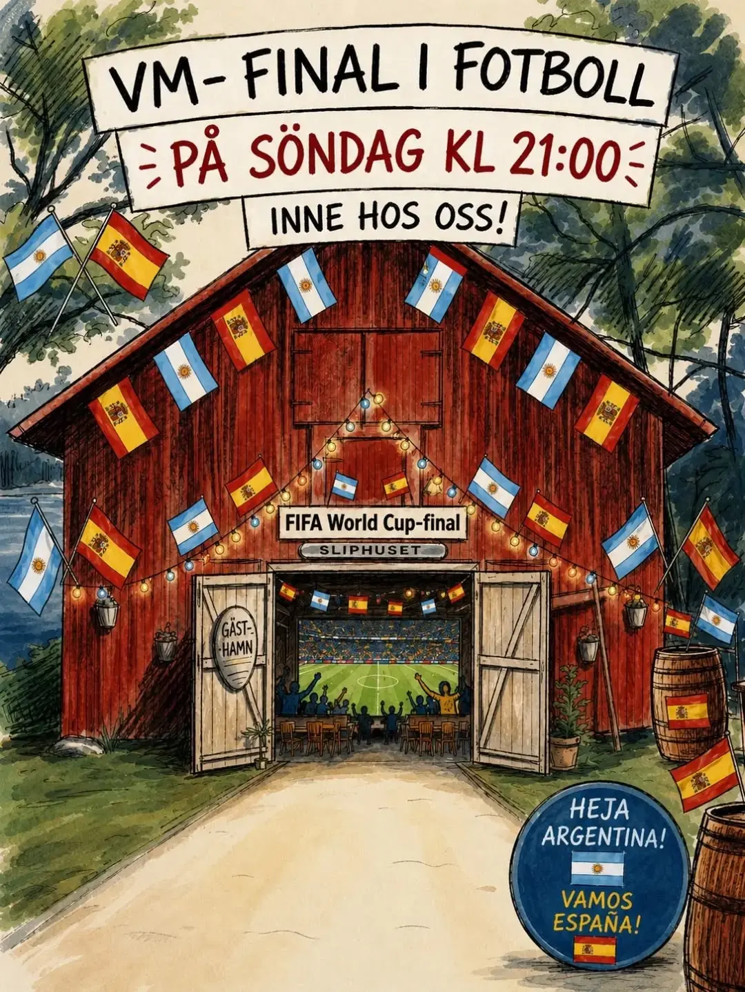 VM-Final i Fotboll – FIFA World Cup Final Viewing