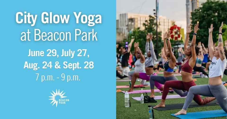 City Glow Yoga at Beacon Park