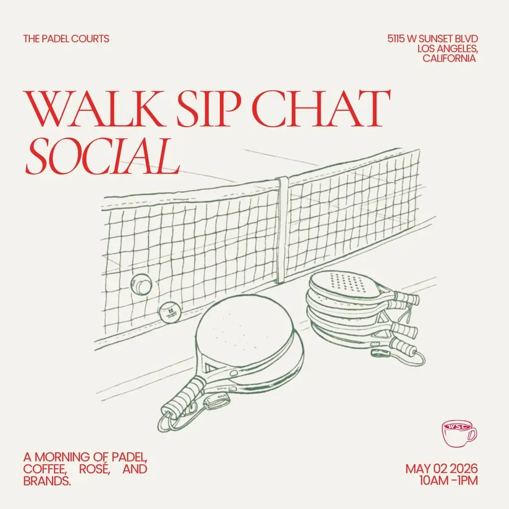 Walk Sip Chat X The Padel Courts