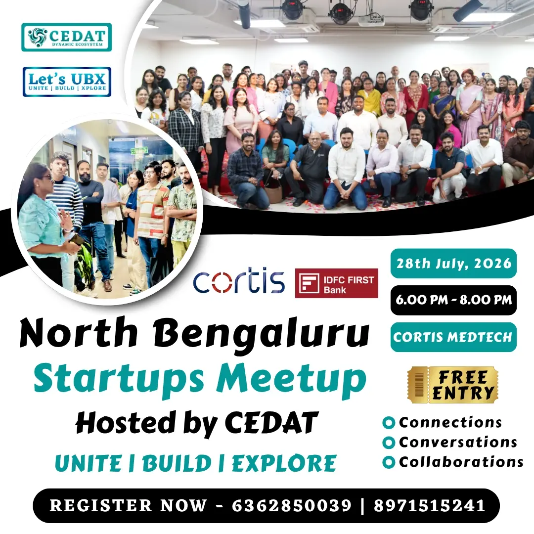 North Bengaluru Startups Meetup by CEDAT