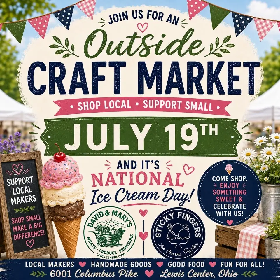Outside Craft market @ David & Mary’s!