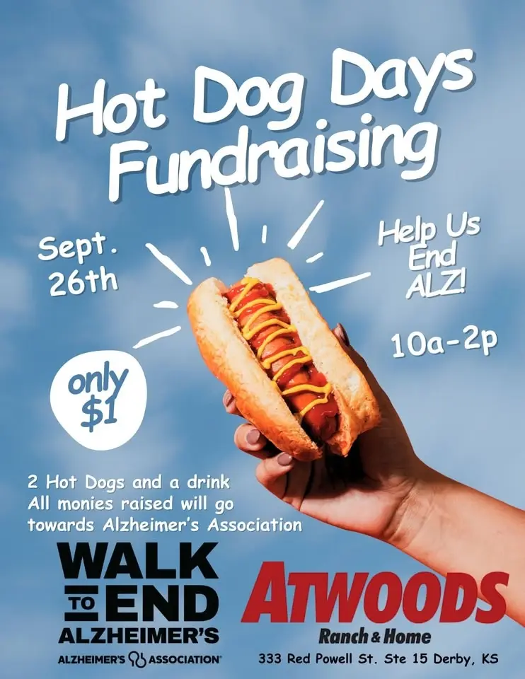 Hot Dog Days - Alz Fundraiser @ Derby Atwoods 