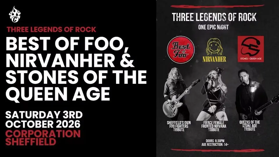 Best of Foo, Nirvanher, Stones of the Queen Age - Sheffield