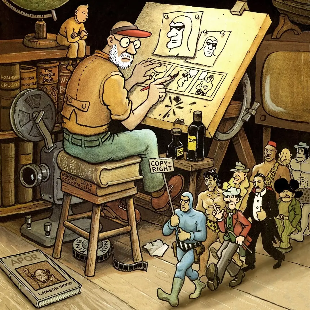Vernissage: Jan Lööf – Originalillustrationer
