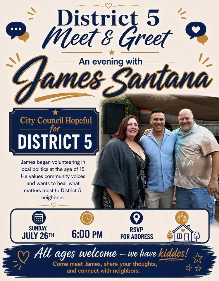 Meet & Greet with James Santana for District 5