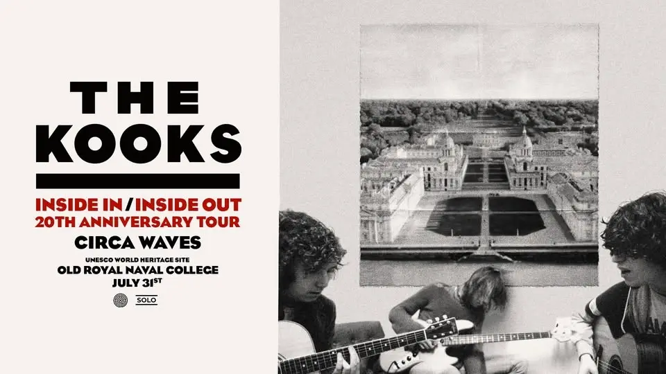 The Kooks on the Thames at Old Royal Naval College