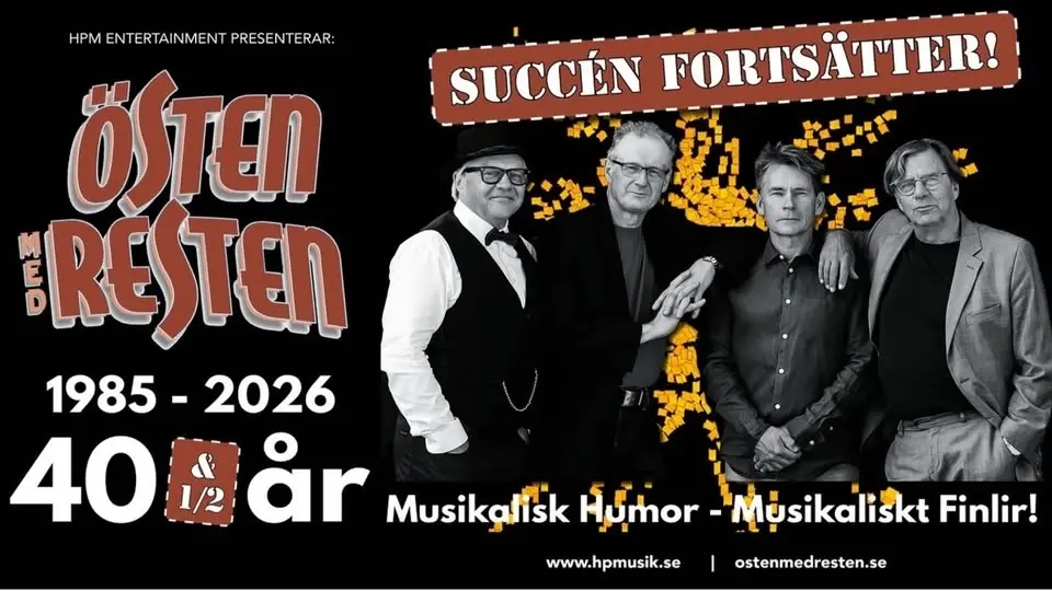 Deceniumfesten med Östen med Resten samt Ulrika Beijer och Kristoffer Sundman kvartett