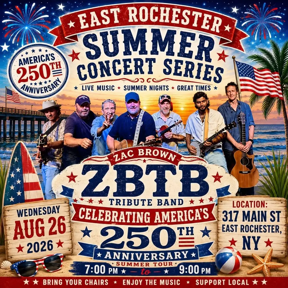 ZBTB Hot Summer Nights at East Rochester Summer Concert Series @ East Rochester, NY