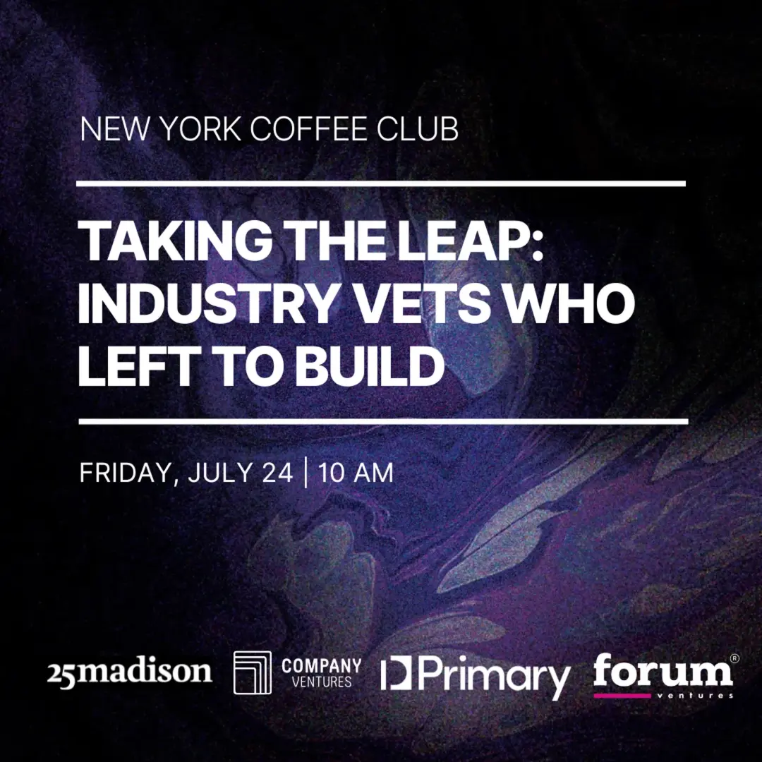 NYC Coffee Club | Taking the Leap: Industry Vets Who Left to Build